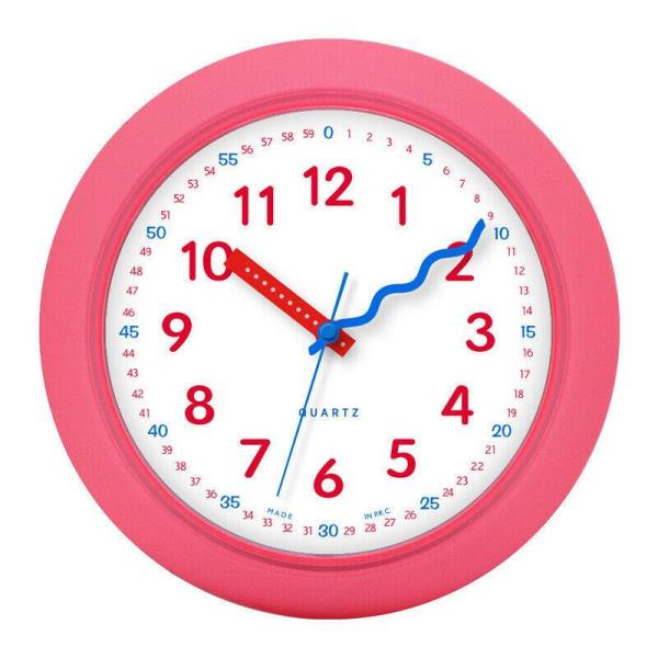 9 Inch Early Childhood Learning Round Wall Clock