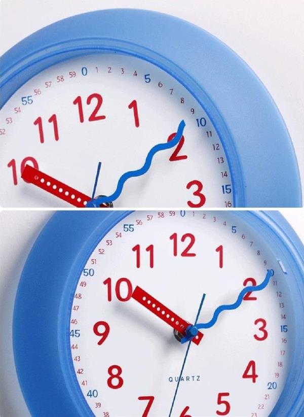 9 Inch Early Childhood Learning Round Wall Clock