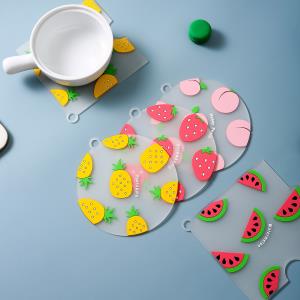 Candy Fruit Patterned Heat Insulation Coaster