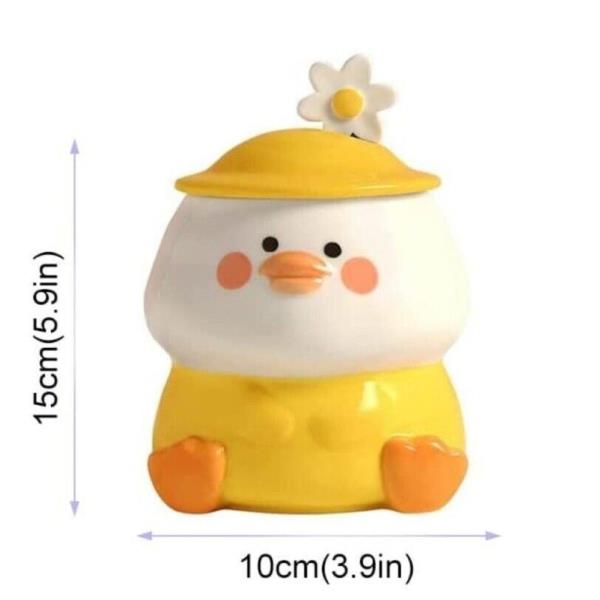 Cute Cartoon Duck Ceramic Drinking Mug