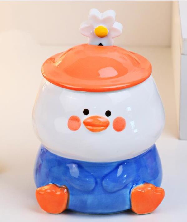 Cute Cartoon Duck Ceramic Drinking Mug