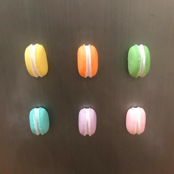 3D Cute Macarons Fridge Magnet Stickers