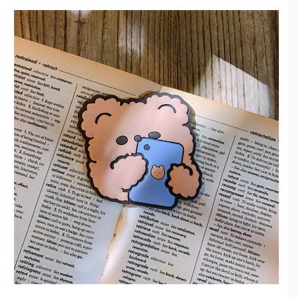 Cartoon Silicon Portable Pocket Mirror