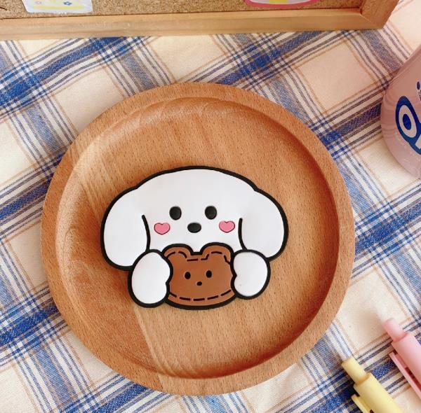 Cartoon Silicon Portable Pocket Mirror