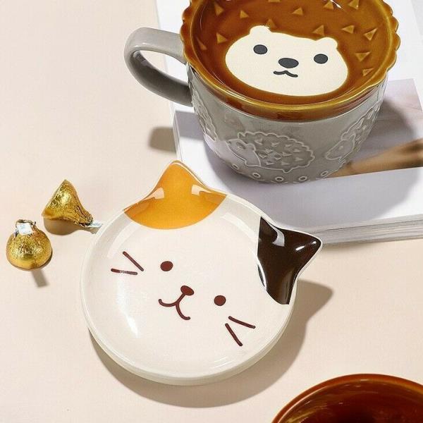 Cartoon Cat Porcelain Ceramic Drink Mug