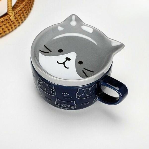 Cartoon Cat Porcelain Ceramic Drink Mug