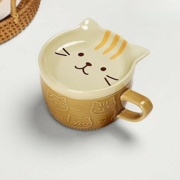 Cartoon Cat Porcelain Ceramic Drink Mug