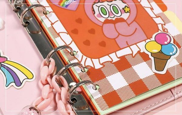 Cartoon Diary Journal Notebook Set