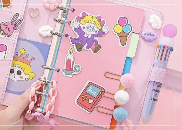 Cartoon Diary Journal Notebook Set