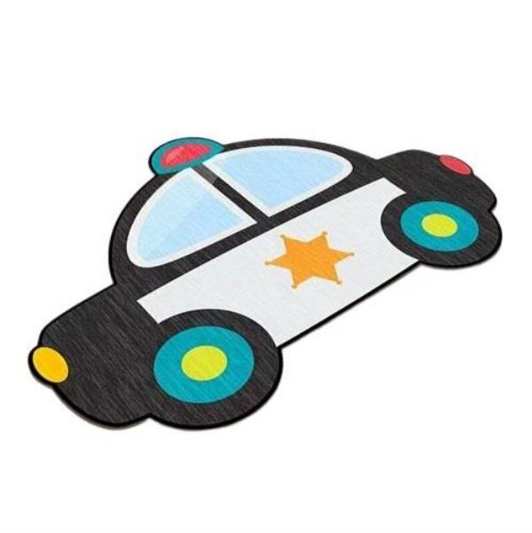 Large Cartoon Vehicle Floor Rug