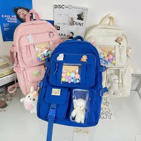 Large Durable Multi Pockets School Backpack