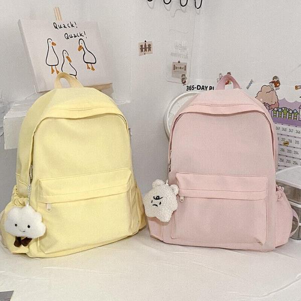 Candy Colour Durable School Backpack