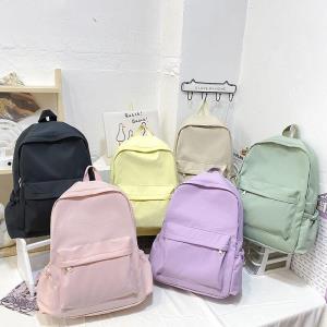 2 Pcs PU Leather Women Square Backpack Set