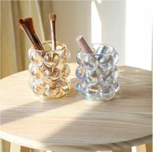 Crystal Glass Crown Candle Holder