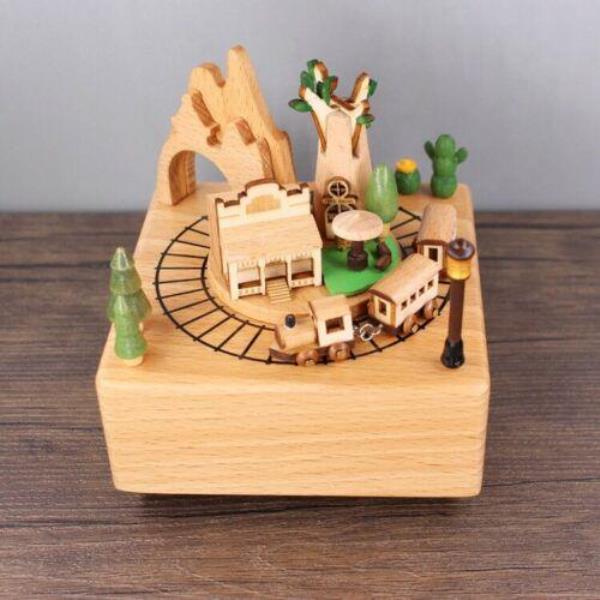 Moving Training Wooden Music Box