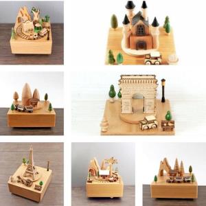 Moving Training Wooden Music Box