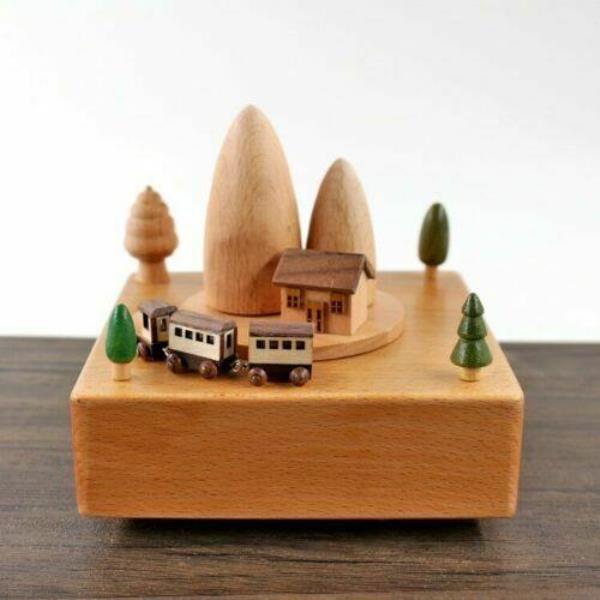 Moving Training Wooden Music Box