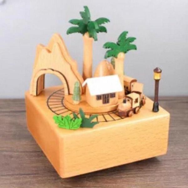 Moving Training Wooden Music Box