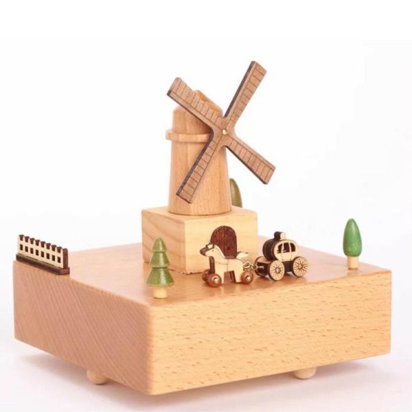 Moving Training Wooden Music Box