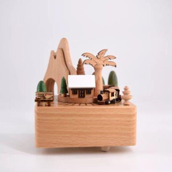 Moving Training Wooden Music Box