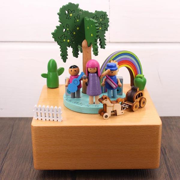 Moving Training Wooden Music Box