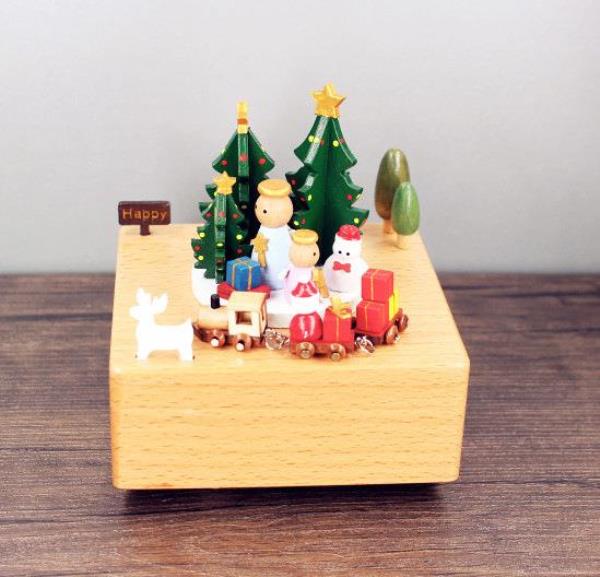 Moving Training Wooden Music Box