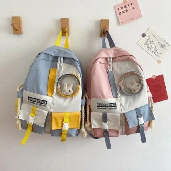 Candy Chic Decoration Pocket School Backpack