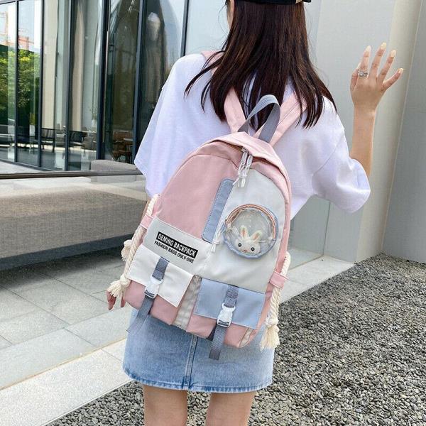 Candy Chic Decoration Pocket School Backpack