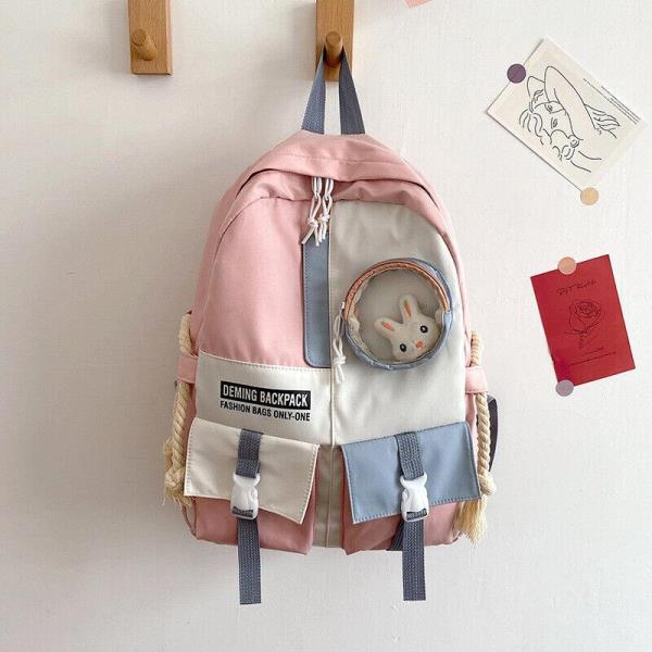 Candy Chic Decoration Pocket School Backpack