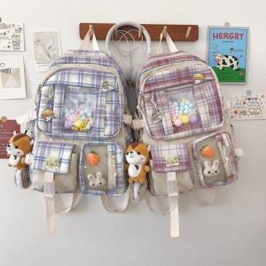 Candy Chic Decoration Pocket School Backpack