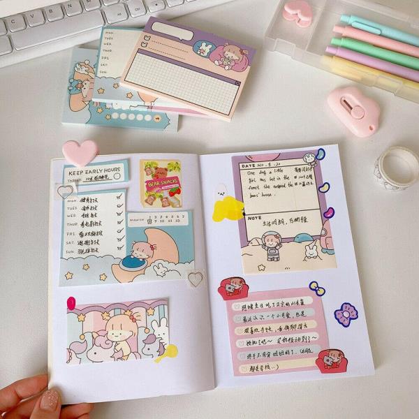 Creative Cartoon Memo Notes