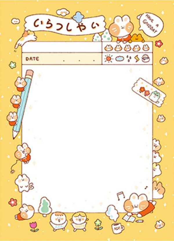 Jumbo Cartoon Memo Notes