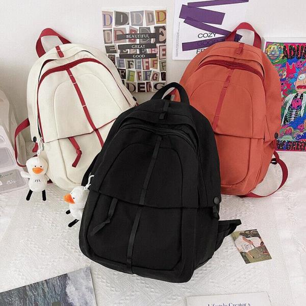 Lightweight Nylon Multi Pockets Travel Backpack