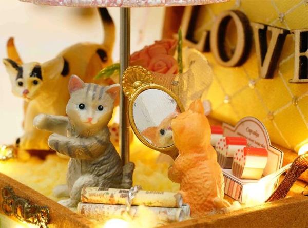 Cutebee Candy Cat DIY Miniature Dollhouse