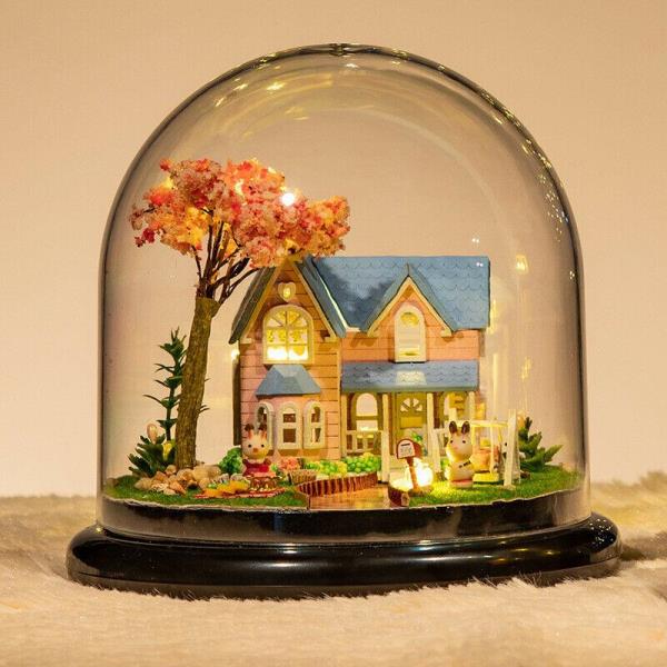 Cutebee Cherry Blossoms DIY Music Miniature Dollhouse