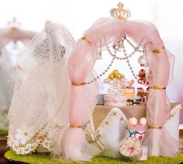 Cutebee Love Wedding Dress DIY Miniature Dollhouse