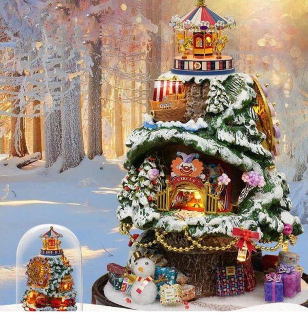 Cutebee Snowy Wonderland DIY Miniature Dollhouse