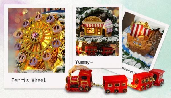 Cutebee Snowy Wonderland DIY Miniature Dollhouse