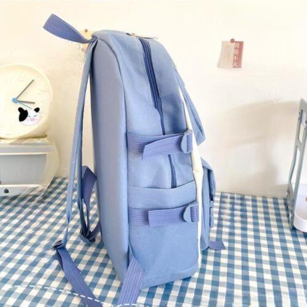 4 Pcs Durable Candy School Backpack Set