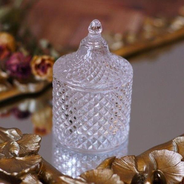 Retro Vintage European Glass Jar Organiser