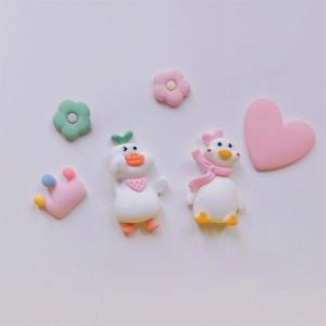 5 Cartoon Egg Cat PVC Sculpture Ornaments