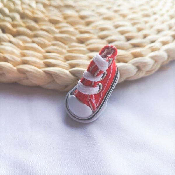 2 Canvas Mini Sports Sneakers Shoe Charms