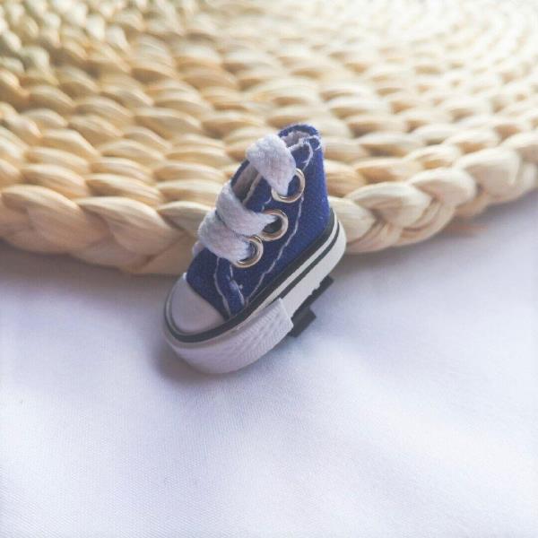 2 Canvas Mini Sports Sneakers Shoe Charms