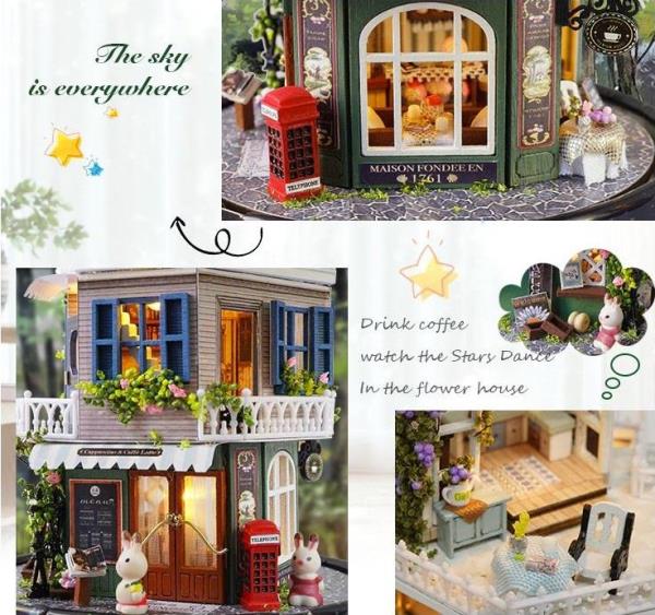 Cutebee Star Romance DIY Miniature Dollhouse