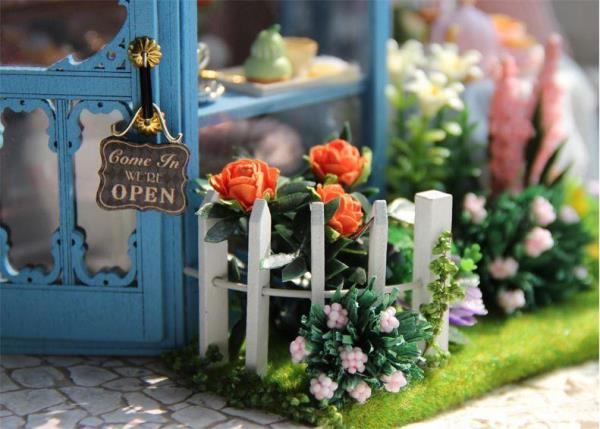 CuteBee Rose Garden Tea House DIY Miniature Dollhouse