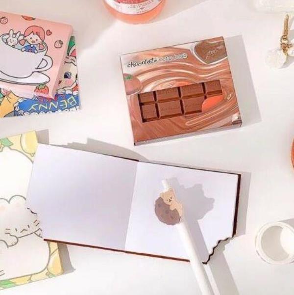 Cute Chocolate Cookie Memo Notebook