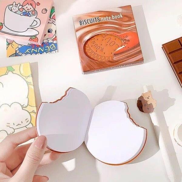 Cute Chocolate Cookie Memo Notebook