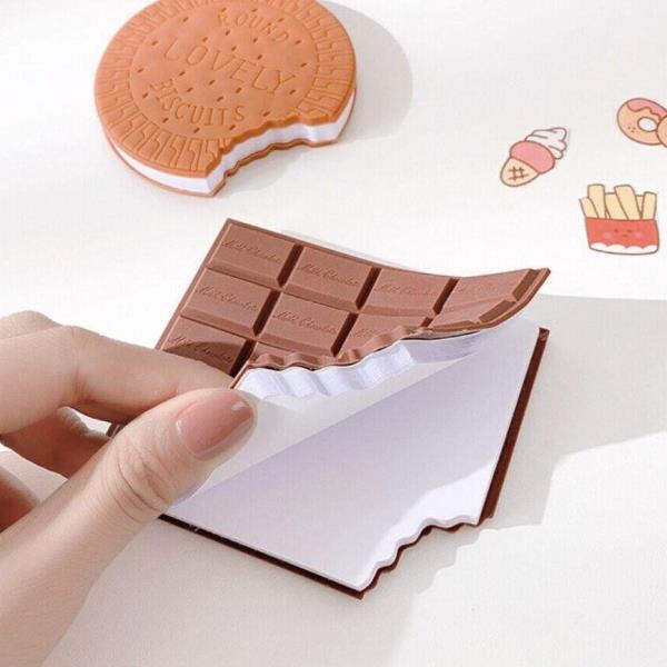 Cute Chocolate Cookie Memo Notebook