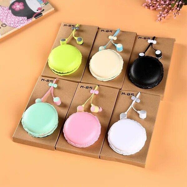 3.5 mm Jack Cartoon Macaron 115 cm Cable Earphones