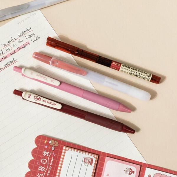 4 Retro Vintage Ink Highlight Mark Pens